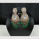 Lucentarts Fashion Earrings with Kundan and Beads Dangler Earrings