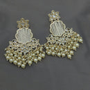 Lucentarts Jewellery Kundan Pearl Dangler Earrings