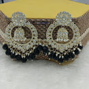 Lucentarts Jewellery Kundan Pearl And Beads Dangler Earrings