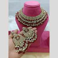 Lucentarts Jewellery Austrian Stone And Beads Necklace Set