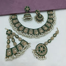 Lucentarts Jewellery Austrian Stone Pearl And Beads Necklace Set