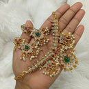Lucentarts Jewellery Austrian Stone And Pearls Necklace Set