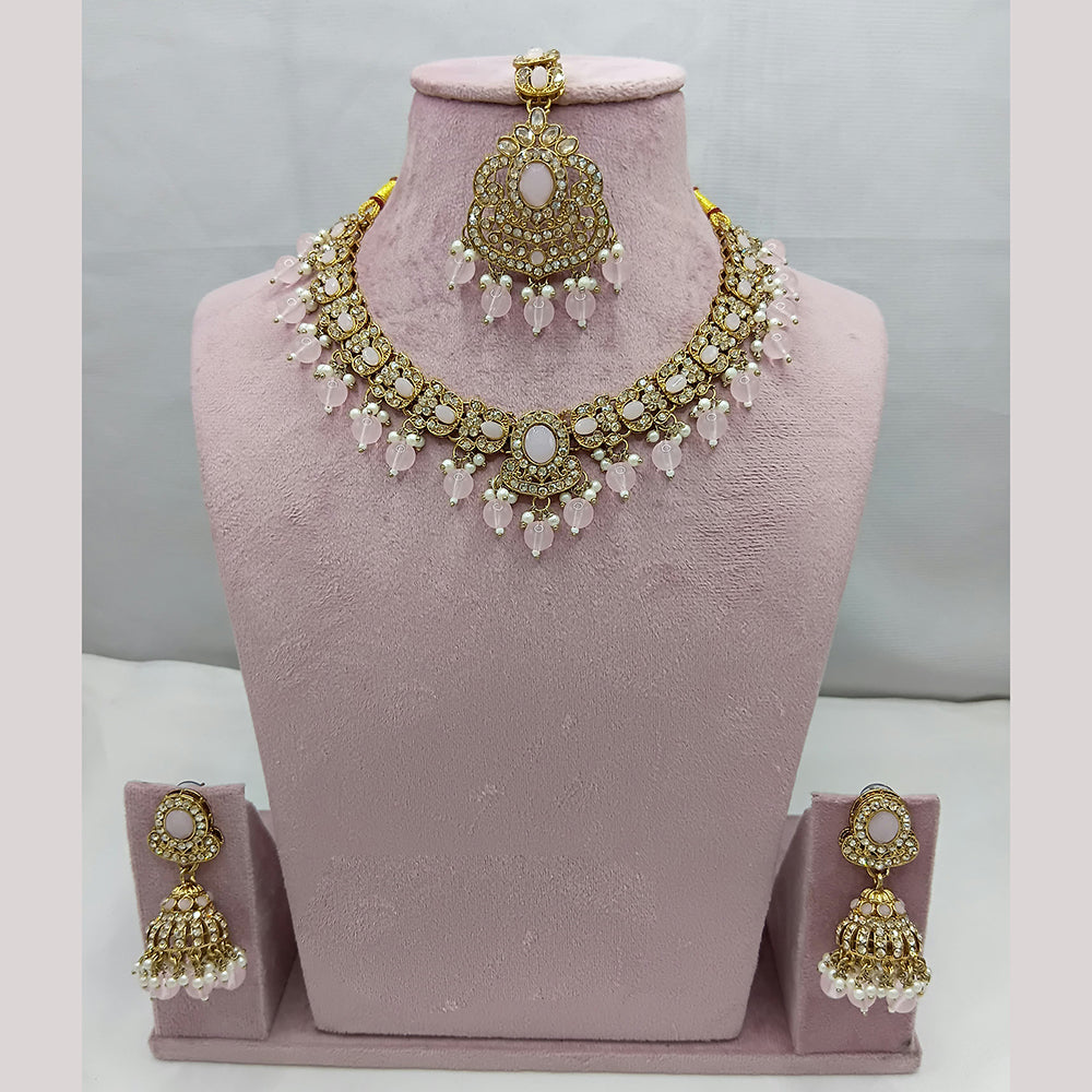 Lucentarts Jewellery Pota And Austrian Beads Necklace Set