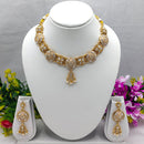 Lucentarts Jewellery Color And Grace Pota And Pearl Meenakari Fusion Necklace Set