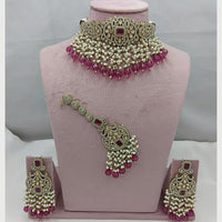 Lucentarts Jewellery Crystal And Pearl Layered Set for the Modern Muse