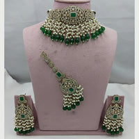 Lucentarts Jewellery Crystal And Pearl Layered Set for the Modern Muse