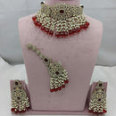 Lucentarts Jewellery Crystal And Pearl Layered Set for the Modern Muse