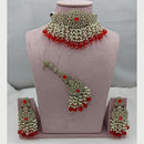 Lucentarts Jewellery Crystal And Pearl Layered Set for the Modern Muse