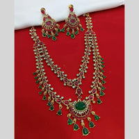 Lucentarts Jewellery Austrian Stone And Kundan Necklace Set