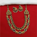 Lucentarts Jewellery Heritage Pota And Pearl Temple Necklace Set