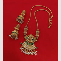 Lucentarts Jewellery Heritage Pota And Pearl Temple Necklace Set