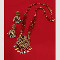 Lucentarts Jewellery Heritage Pota And Pearl Temple Necklace Set