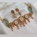 Lucentarts Jewellery Pota Stone And Beads Choker Necklace Set