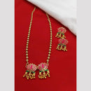 Lucentarts Jewellery Lotus Inspired Necklace Set