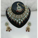 Lucentarts Jewellery Traditional Kundan And Pearl Necklace Set