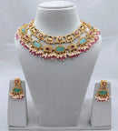 Lucentarts Jewellery Elegant Charm Pota And Pearl Necklace Set