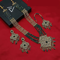 Lucentarts Jewellery Designer Kundan Detailing Meenakari Dangler Earrings