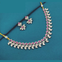 Lucentarts Jewellery Royal Polki Kundan Stone Necklace Set