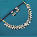 Lucentarts Jewellery Royal Polki Kundan Stone Necklace Set