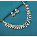 Lucentarts Jewellery Royal Polki Kundan Stone Necklace Set