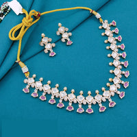 Lucentarts Jewellery Royal Polki Kundan Stone Necklace Set
