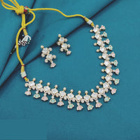 Lucentarts Jewellery Royal Polki Kundan Stone Necklace Set