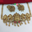 Lucentarts Jewellery Heritage Pota And Pearl Temple Choker Necklace Set