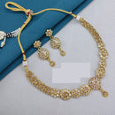 Lucentarts Jewellery Pota Stone Necklace Set Perfect For Wedding And Festive Occassion