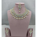Lucentarts Jewellery Royal Charm Kundan And Pearl Necklace Set