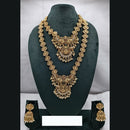 Lucentarts Jewellery Fusion Look Pota Stone And Pearl Necklace Set