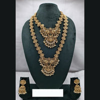 Lucentarts Jewellery Fusion Look Pota Stone And Pearl Necklace Set