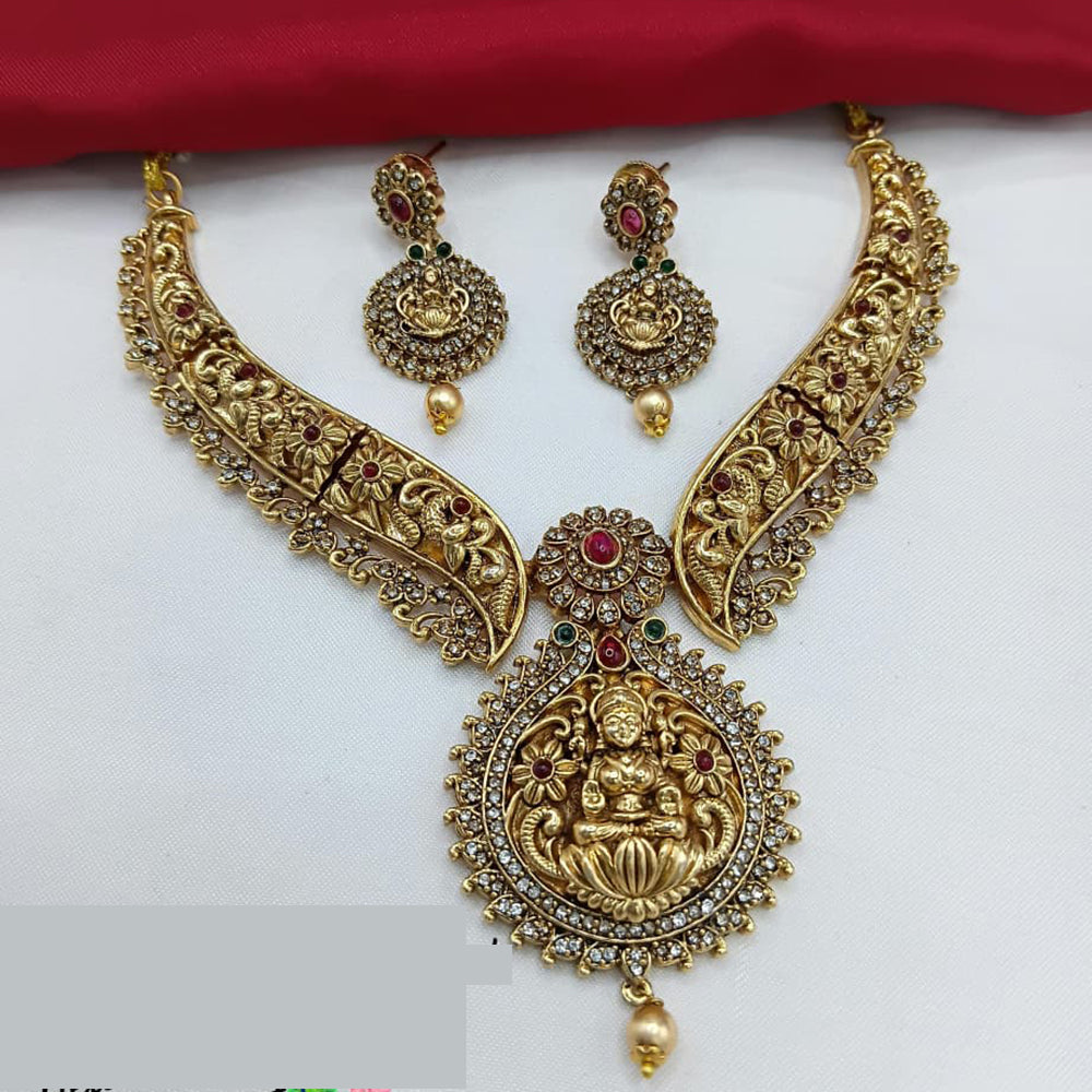 Lucentarts Jewellery Heritage Austrian Stone Temple Necklace Set