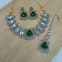 Lucentarts Jewellery Fancy Crystal Stone Necklace Set