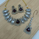 Lucentarts Jewellery Fancy Crystal Stone Necklace Set