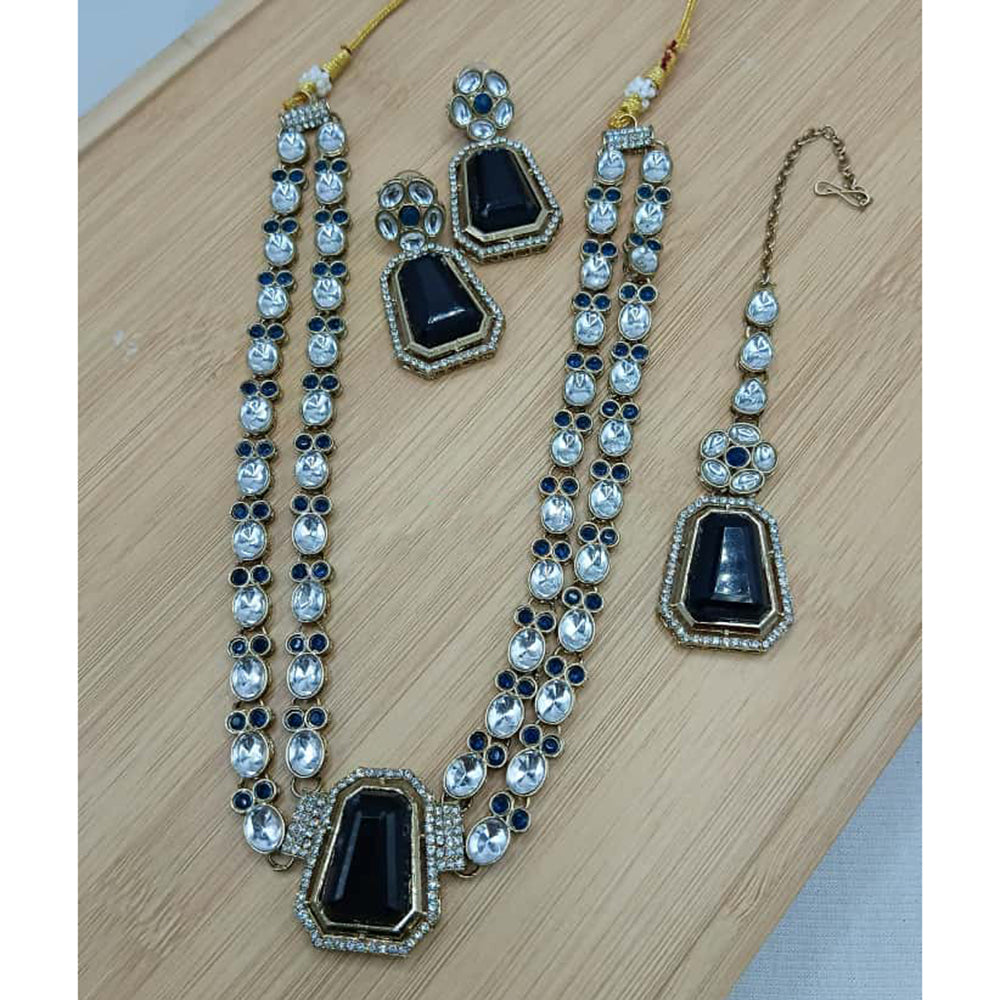 Lucentarts Jewellery Fancy Crystal Stone Necklace Set