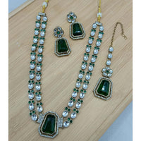 Lucentarts Jewellery Fancy Crystal Stone Necklace Set