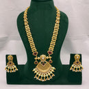 Lucentarts Jewellery Kundan Stone And Pearl Long Necklace Set 