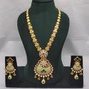 Lucentarts Jewellery Kundan Stone And Pearl Long Necklace Set 