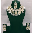 Lucentarts Jewellery Kundan Stone And Pearl Designer Necklace Set