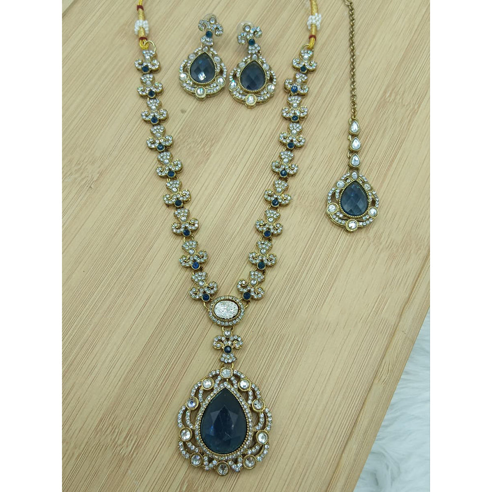 Lucentarts Jewellery Glam Crystal Stone Austrian Necklace Set