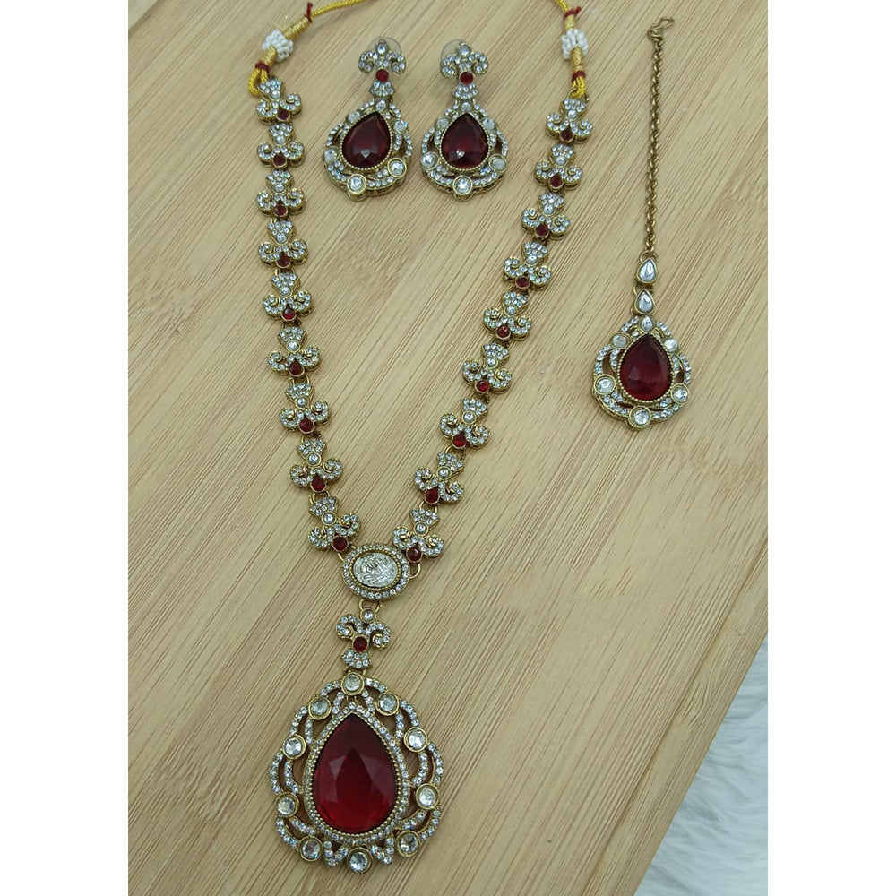 Lucentarts Jewellery Glam Crystal Stone Austrian Necklace Set