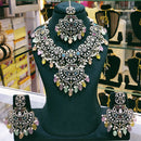 Lucentarts Jewellery Designer Kundan Stone Pearl And Beads Necklace Set