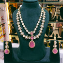 Lucentarts Jewellery Designer Polki Kundan Stone Necklace Set 