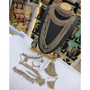 Lucentarts Jewellery Maharani Style Austrian Stone And Beads Bridal Set