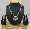 Lucentarts Jewellery Timeless Austrian Stone And American Diamond Necklace Set