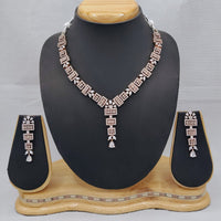 Lucentarts Jewellery Opulence Austrian Stone And American Diamond Necklace Set