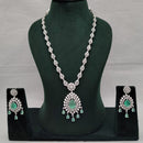 Lucentarts Jewellery Luxury American Diamond Statement Necklace Set