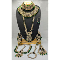 Lucentarts Jewellery Gorgeous Austrian Stone And Beads Bridal Jewelry Set