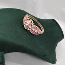 Lucentarts Jewellery Handcrafted Polki Kundan Stone Meenakari Adjustable Wrist Bracelet