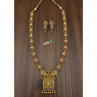 Lucentarts Jewellery Classic South Temple Pota Stone Pearl Necklace Set